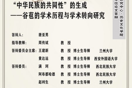 2025年下半年博士学位论文答辩公告（六）